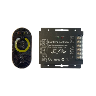 Контроллер music с пультом CCT сенсор 30А 12/24V - 360/720W
