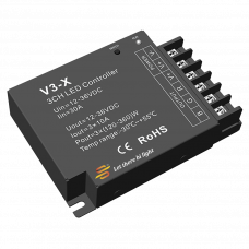 Контроллер W3-X RGB/CCT/DIM 12/24V - 360/720W