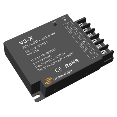Контроллер W3-X RGB/CCT/DIM 12/24V - 360/720W